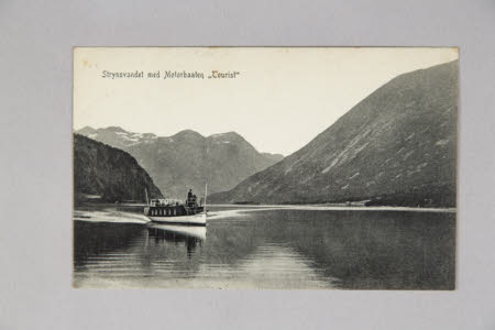 Postcard. Monochrome.