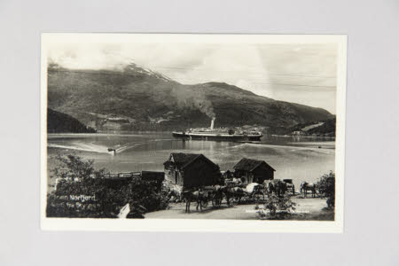 Postcard. Monochrome.