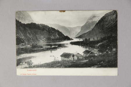 Postcard. Monochrome.
