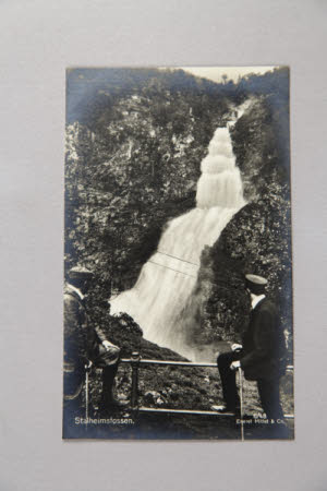 Postcard. Monochrome.