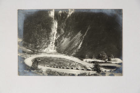 Postcard. Monochrome.