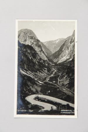 Postcard. Monochrome.