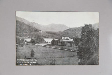 Postcard. Monochrome.
