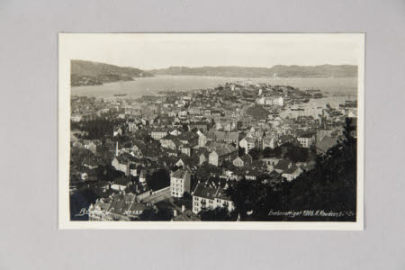 Postcard. Monochrome.