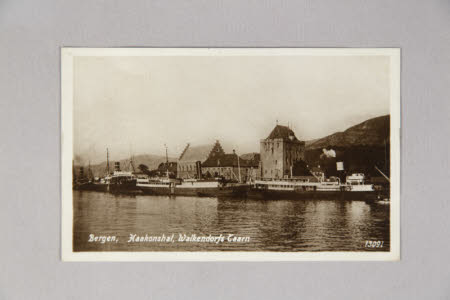 Postcard. Monochrome.