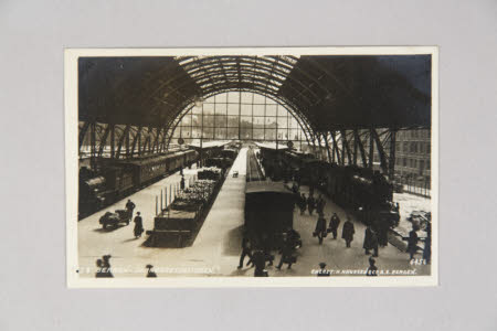 Postcard. Monochrome.