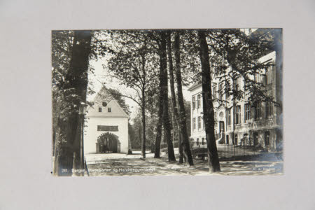 Postcard. Monochrome.