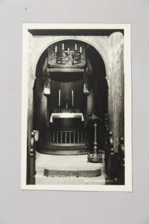 Postcard. Monochrome.