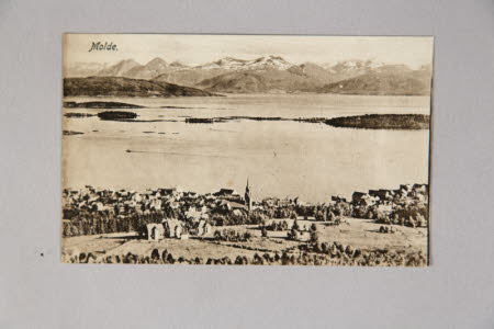 Postcard. Monochrome.