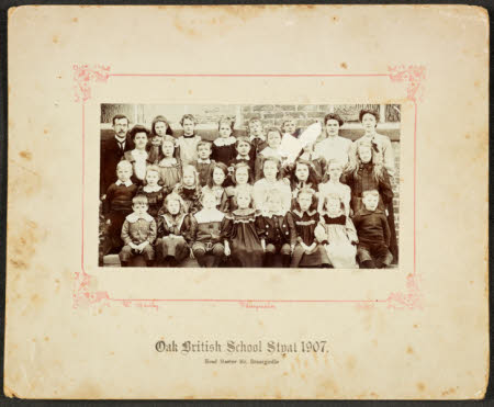 Photograph on card