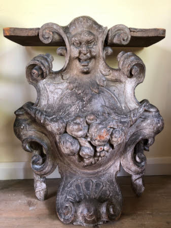 Wooden hat stand
