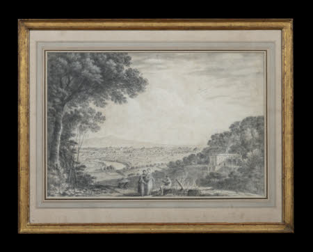 View of Rome from the grounds of the Villa Madama