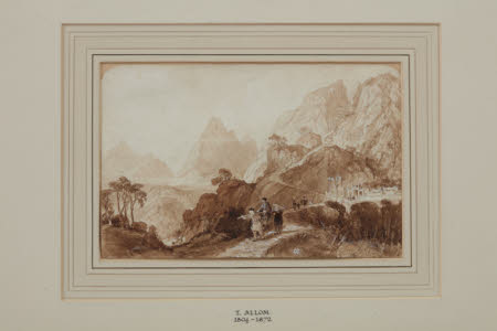 Foot of the Too-hing, or Two Peaks, at Le Nai (Province of Shen-si)