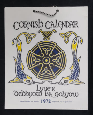 Cornish Calendar - Lyuer dedbyow ha golyow 1972
