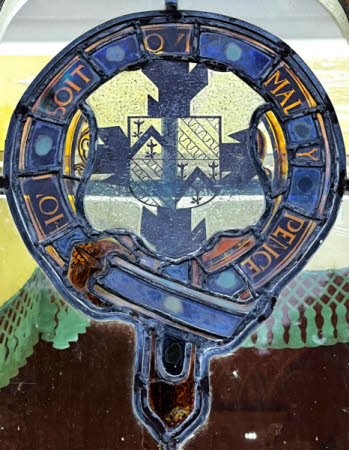 Stained glass panel