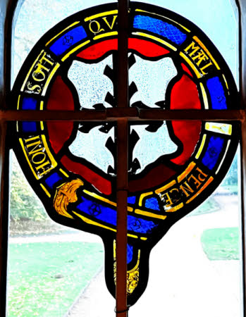 Stained glass panel
