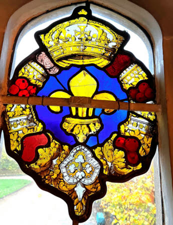 Stained glass panel