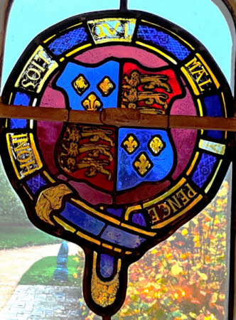 Stained glass panel