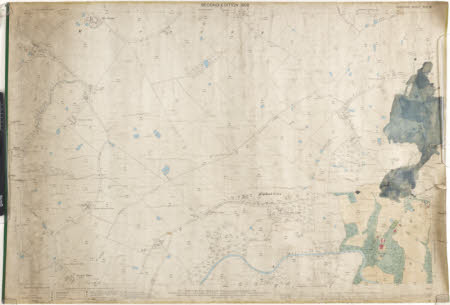 Map of the Styal area, Cheshire 