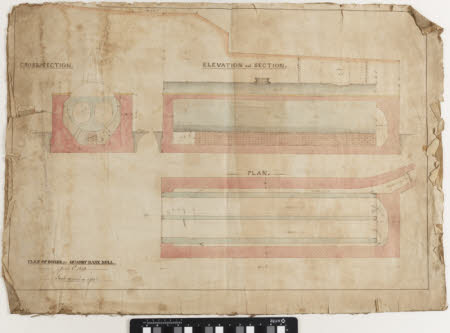 Plan of Boiler for Quarry Bank Mill, June 6th 1853