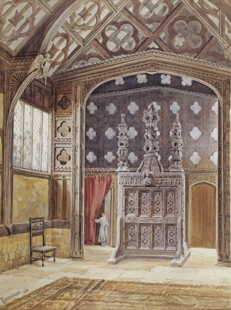Interior of the Great Hall, Rufford Old Hall